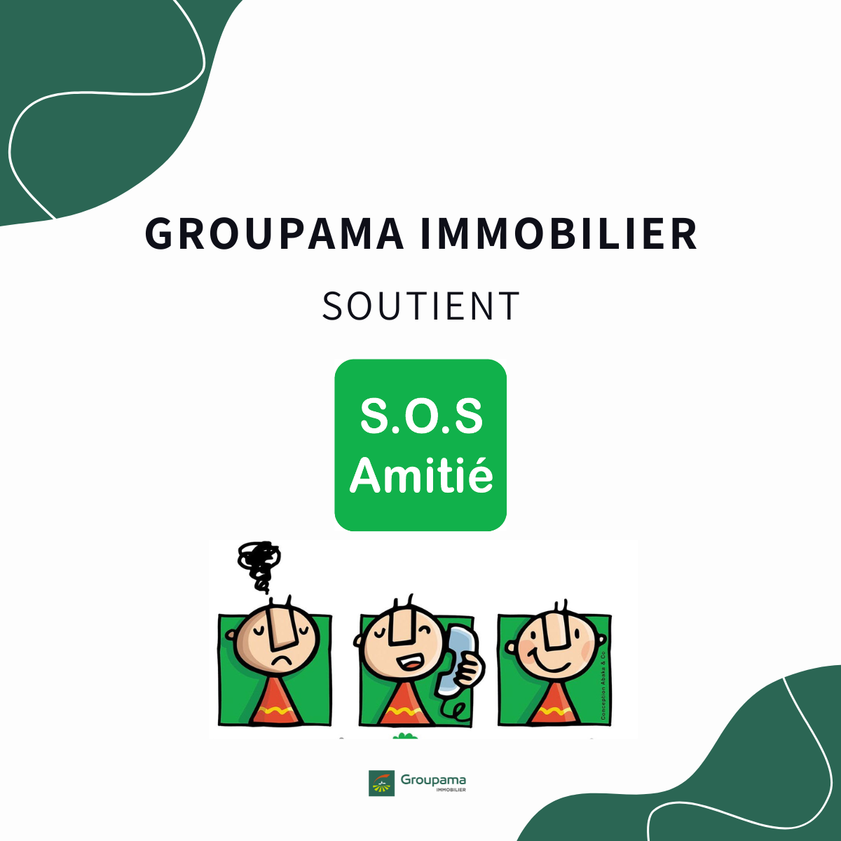 Groupama Immobilier soutient S.O.S Amitié