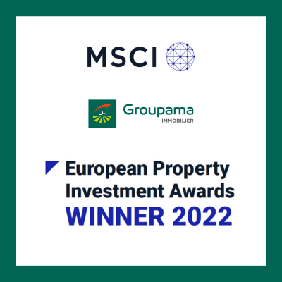 Groupama Immobilier remporte pour la quatrième fois en 10 ans le prix « MSCI European Property Investment Awards 2022 »